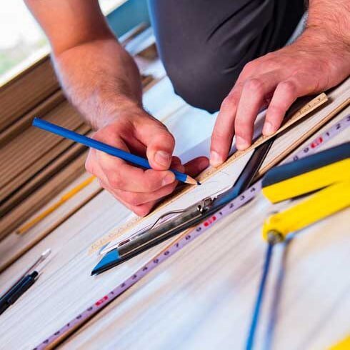 measure and calculate the estimate floor products before buying them from Johnson & Sons Flooring in Knoxville, TN